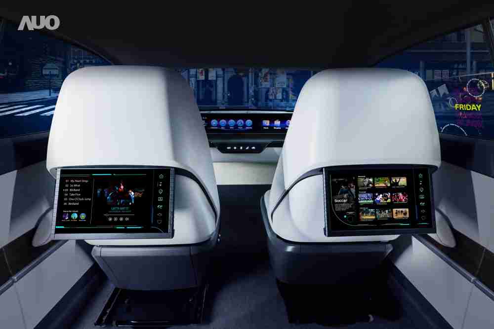 EBpay新一代Smart Cockpit 2024，，，，以Micro LED先进显示技术优势，，创建〝可卷式后座娱乐显示器〞，，，，仅在互动时才显示出所需画面及信息，，，，扩充更丰富的娱乐和交互信息服务，，，获国际奖项荣耀